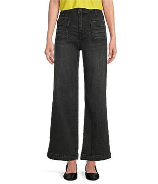 KUT from the Kloth Meg High Rise Wide Leg Patch Pocket Jeans - 2 | Dillard's