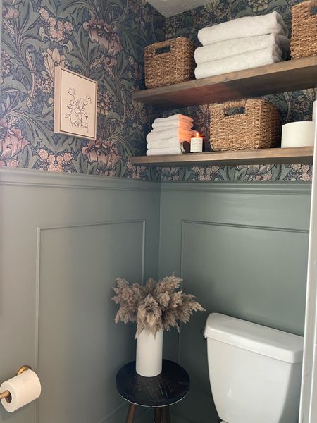 A small bathroom upgrade with leftover supplies and materials turned into a massive transformation! And has led to a bit bigger project of the rest of the bathroom to come soon  