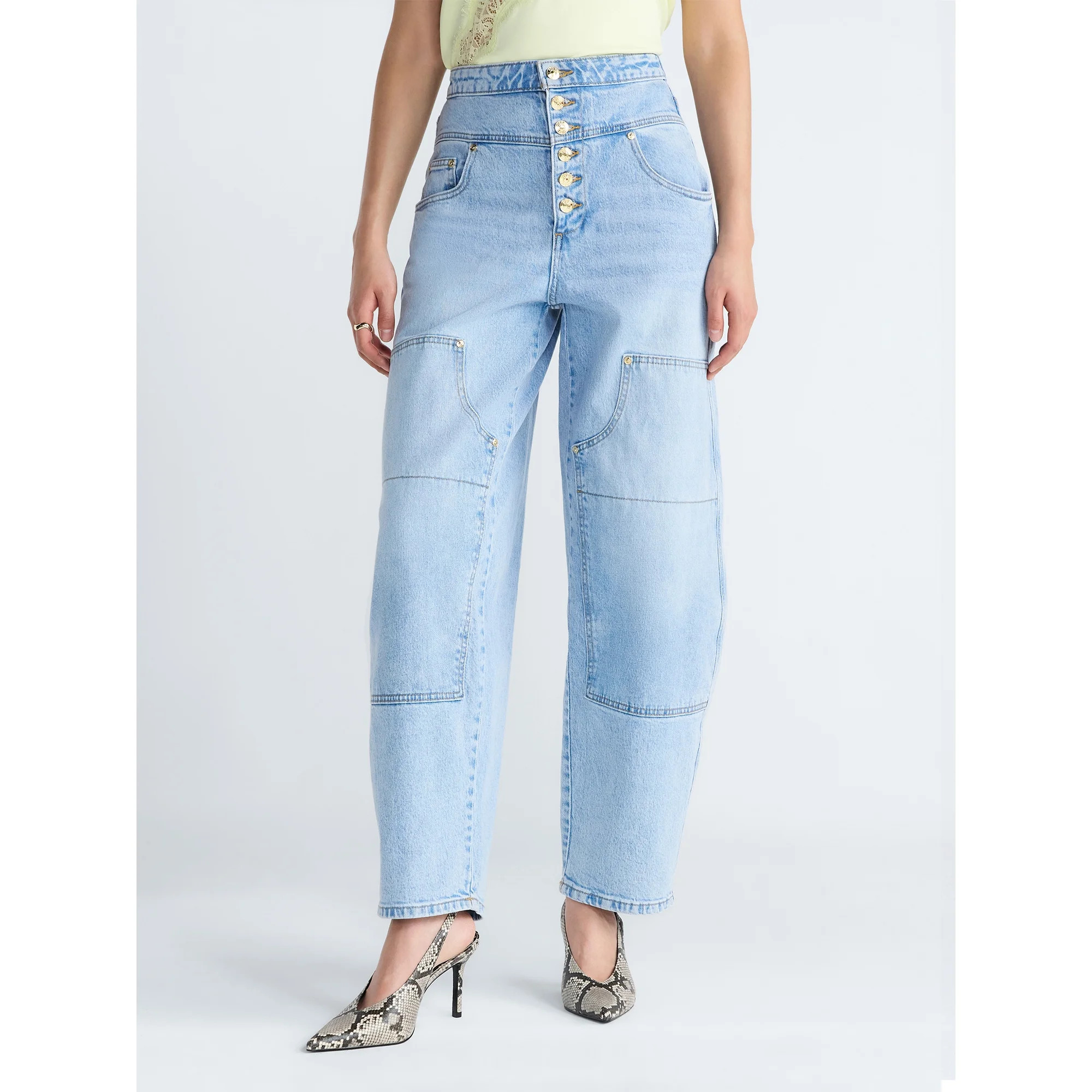 Devil Wears Prada Scoop Collection Women's High-Waisted Jeans, Sizes 0-20 | Walmart (US)