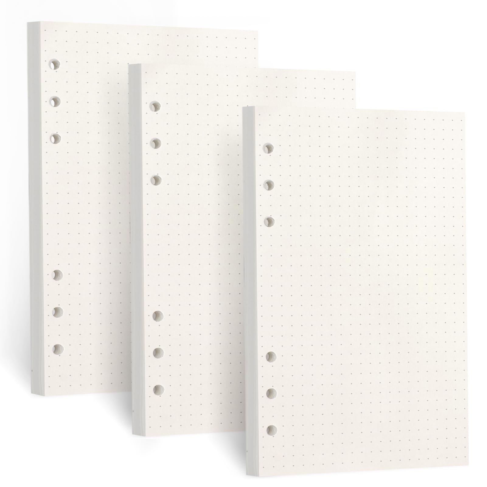 A6 Refill Paper, [3 Pack] Toplive 100GSM Thick Refillable Paper 6 Hole Filler Inserts Loose Leaf ... | Amazon (US)