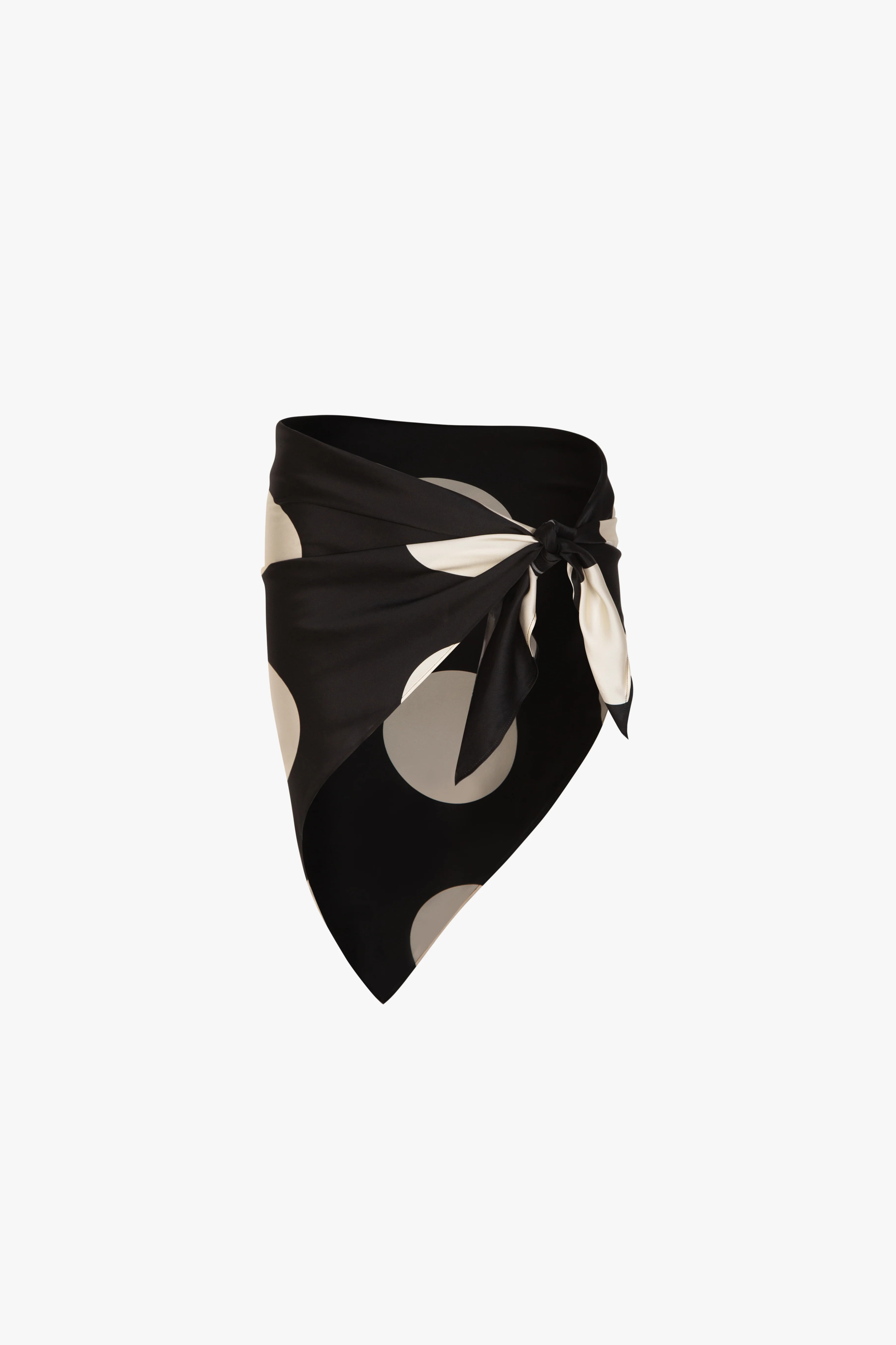Silk Scarf (Black Polka Dot) | SAME