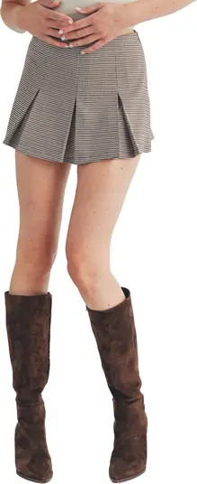 Houndstooth Pleated Skort | Nordstrom