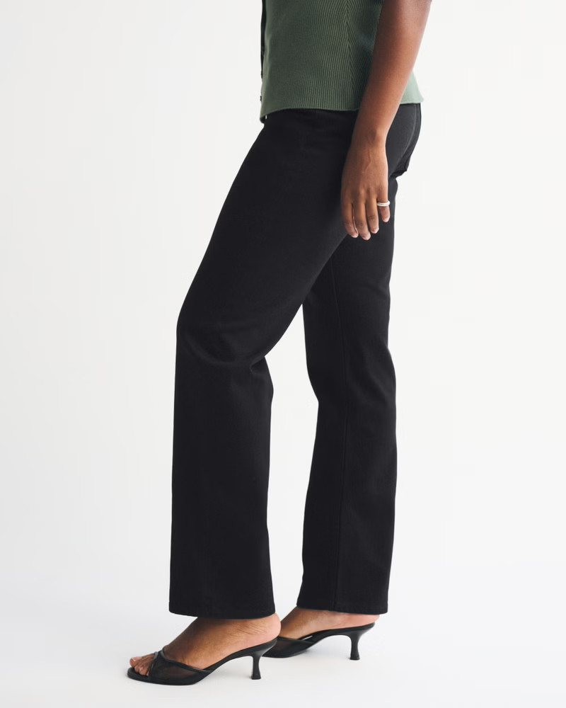 Women's Mid Rise 90s Straight Jean | Women's Bottoms | Abercrombie.com | Abercrombie & Fitch (US)
