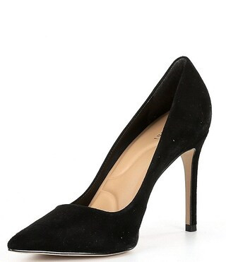 Sampras Suede Pointed Toe Pumps | Dillard's