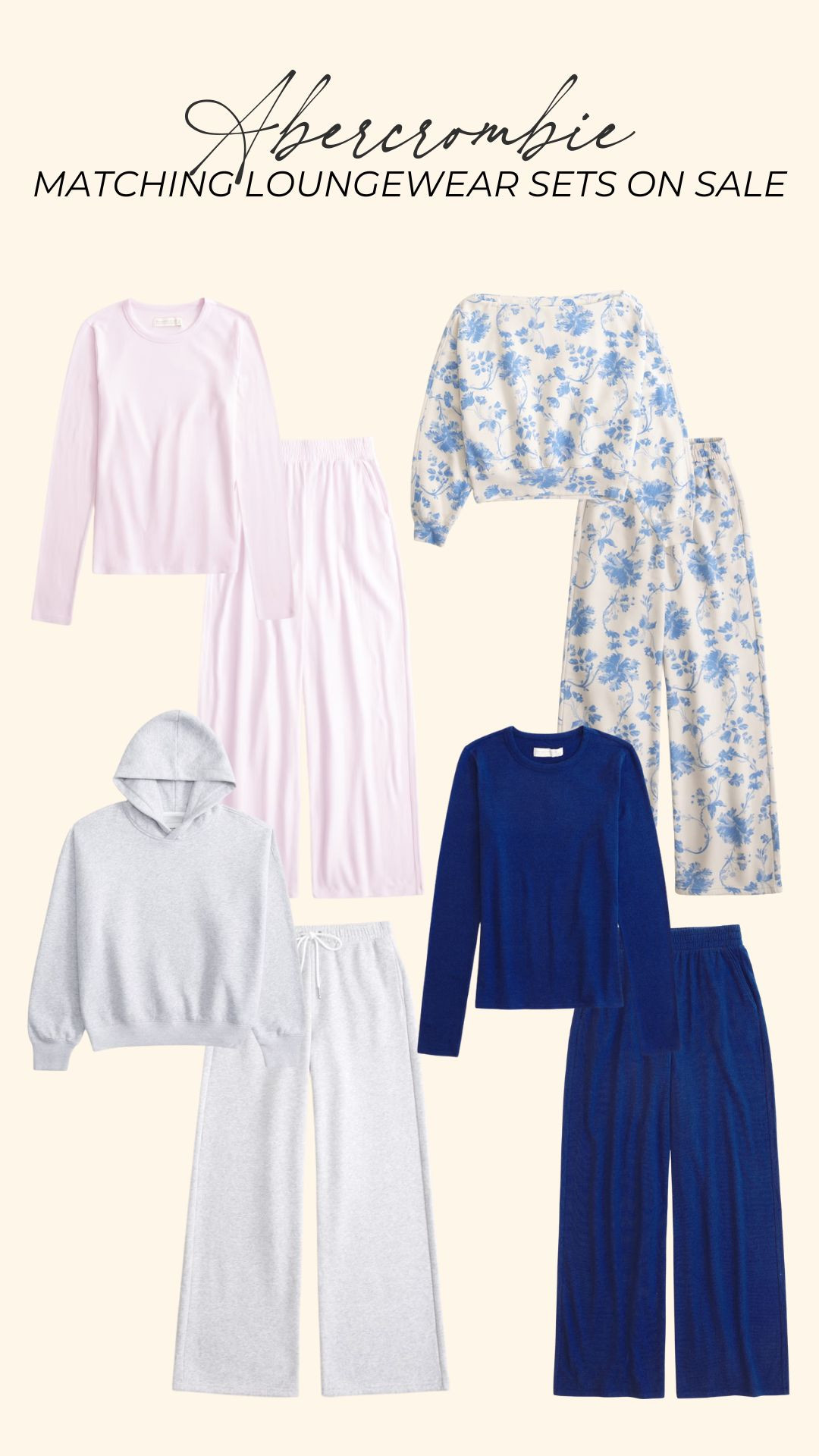 matching loungewear sets on sale from abercrombie 🩶 up to 40% off almost everything + an extra 15% off on select items

sale alert, gifts for her, christmas gift, matching set, gifts for sister, gifts for mom, sweatpants, pajamas, seasonal finds, longsleeve shirt, michele jaliene 

 

#LTKSeasonal #LTKSaleAlert #LTKFindsUnder100