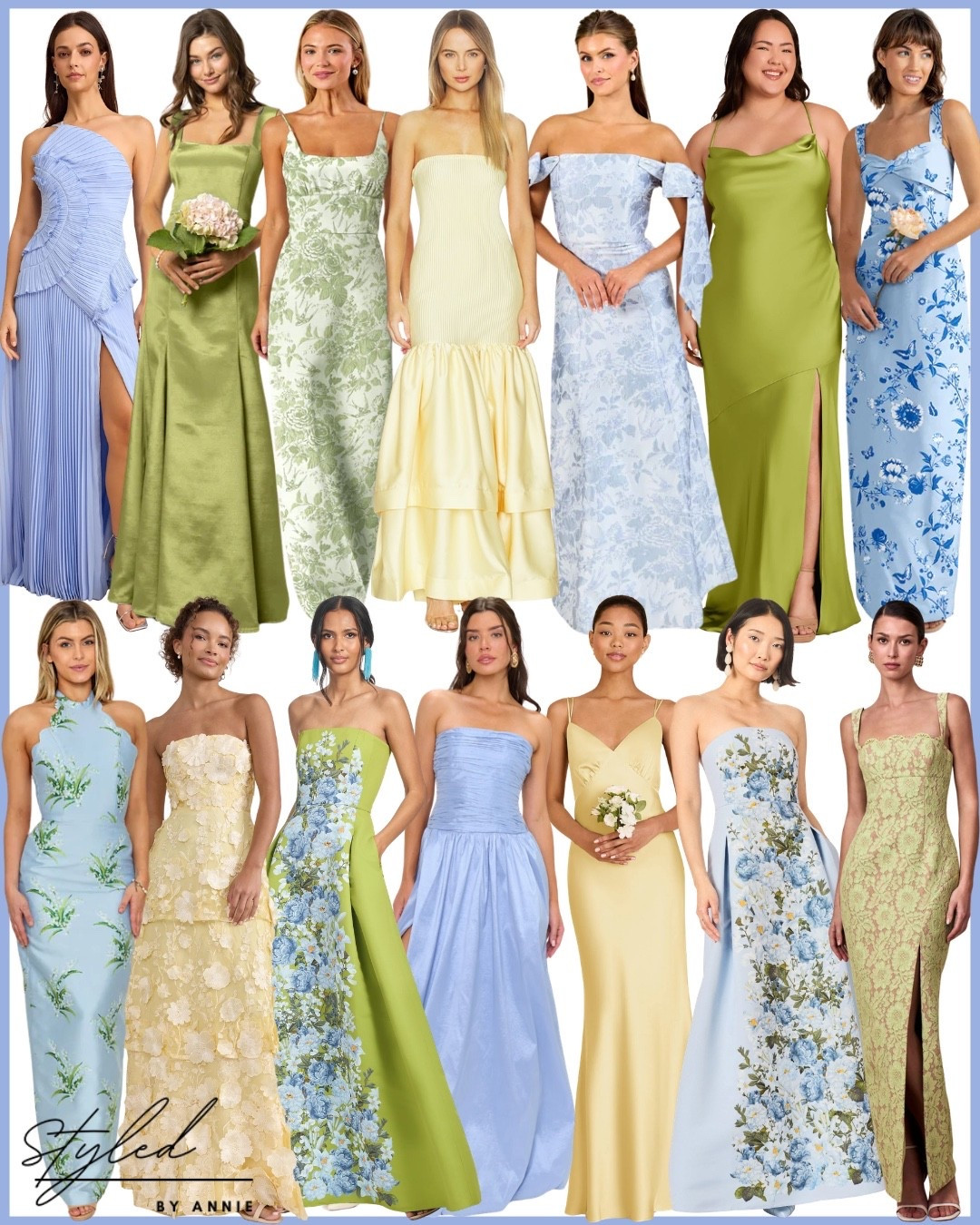 The Bridesmaids Edit 💐

Shop these gorgeous gowns for a spring/summer wedding!

#bridesmaid #bridesmaidedit #bridesmaiddress #mixandmatch #summerwedding #springwedding #colorpalate #wedding  

#LTKWedding #LTKSeasonal #LTKootd