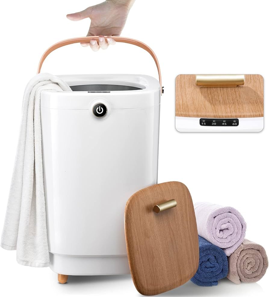 TMWINGS Towel Warmers for Bathroom Bucket，Luxury Large Spa Towel Hot Warmer Bucket Style-Hot To... | Amazon (US)