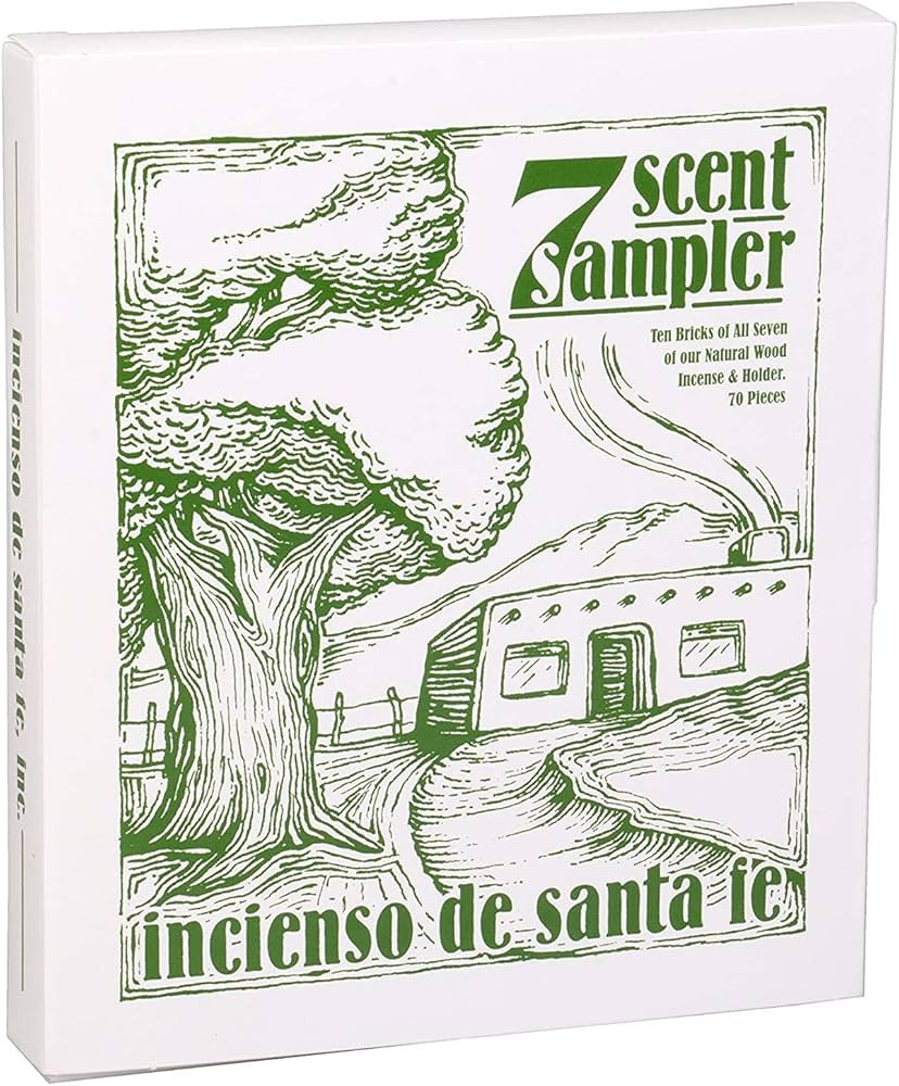 Incienso de Santa Fe Wood Incense 7 Scent Sampler with Holder, Includes Piñon, Cedar, Juniper, H... | Amazon (CA)