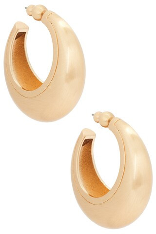 Cult Gaia Mona Earring in Brushed Brass from Revolve.com | Revolve Clothing (Global)