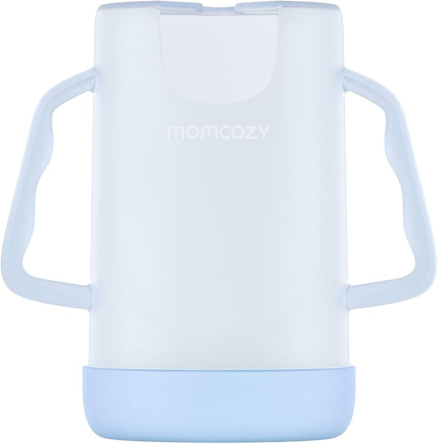 Momcozy Baby Pouch Holder No Squeeze, Baby Food & Juice Box Holder, Mess-Free, Easy Grip for Self... | Amazon (US)