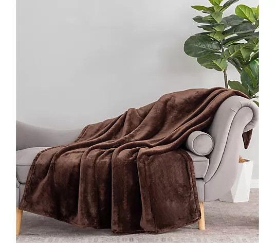 Berkshire Ultrasupreme Velvetsoft 60x70 Throw with Gift Box - QVC.com | QVC