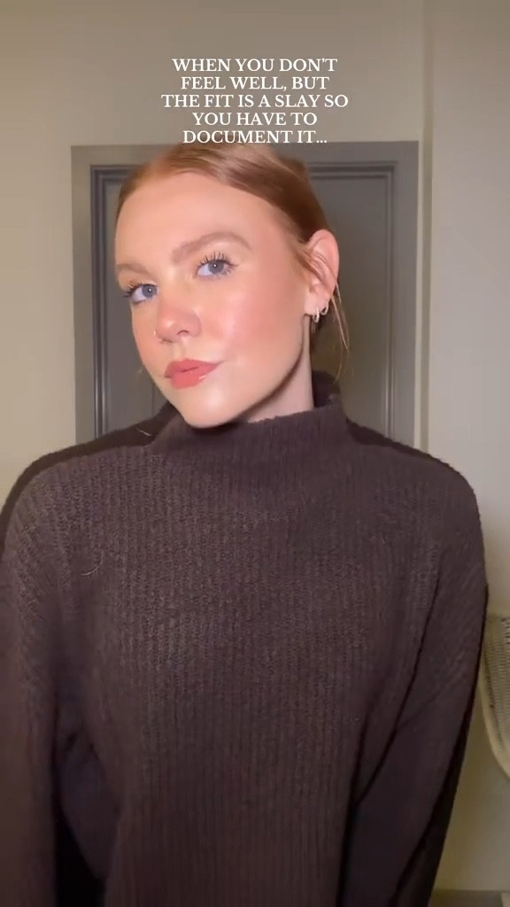 the perfect cozy sweater + glowy makeup combo! 🧦

#LTKFindsUnder50 #LTKGiftGuide #LTKStyleTip