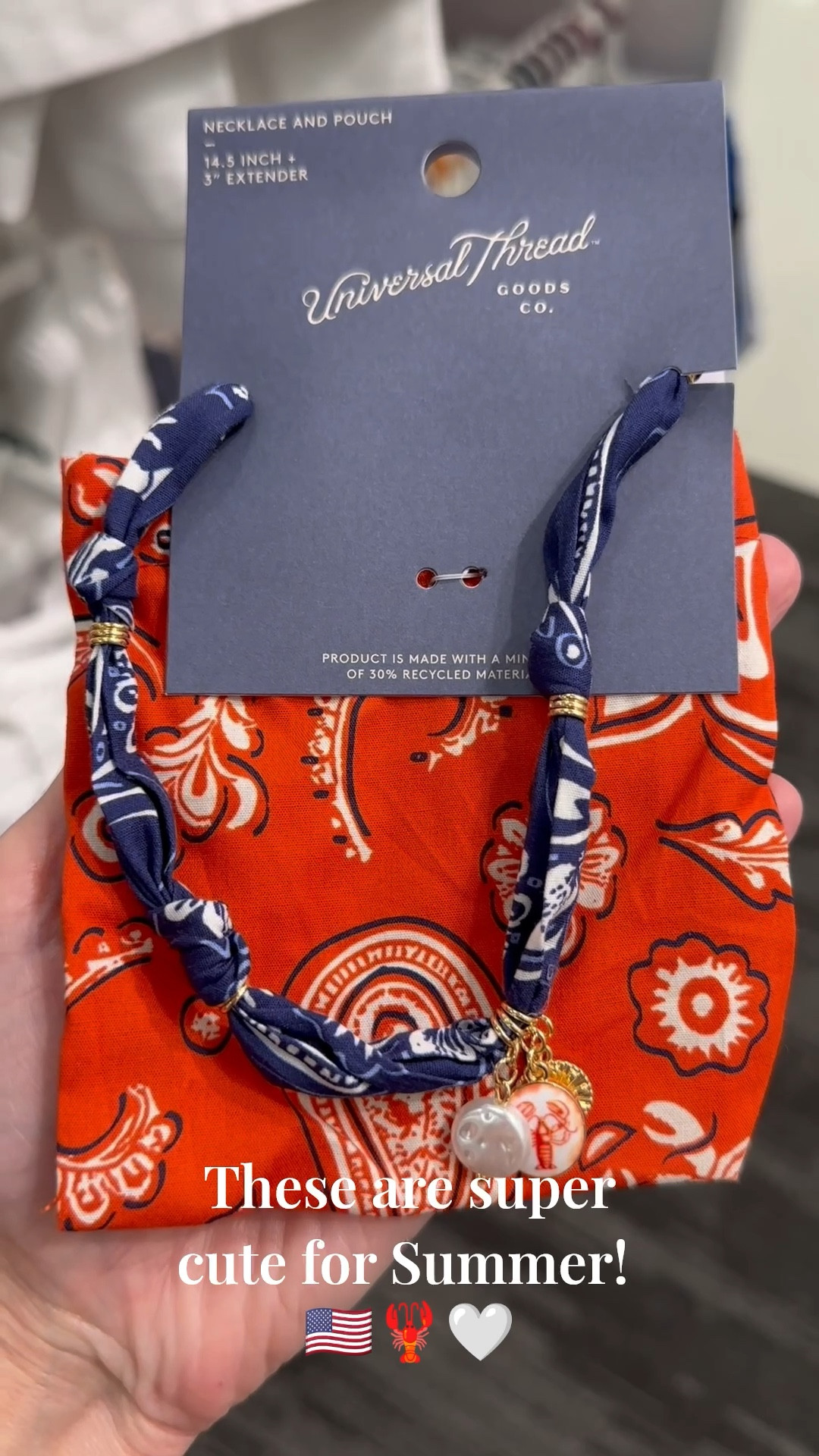 These bandana necklaces are so fun for Summer! My favorite is the blue! ❤️💙

#LTKSeasonal #LTKSummerEdit