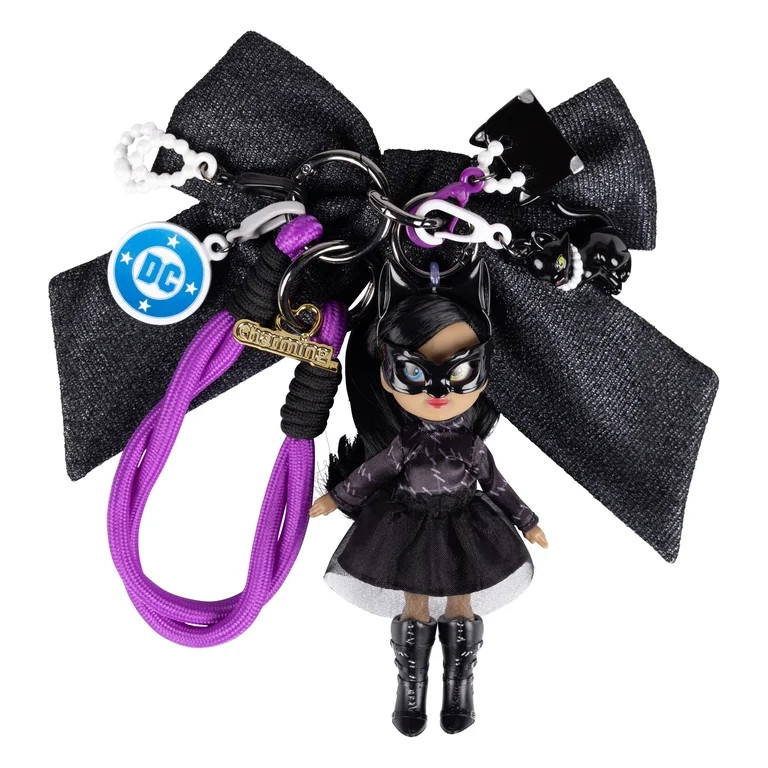 DC Catwoman Charming Doll Bag Charm with Accessories | Walmart (US)