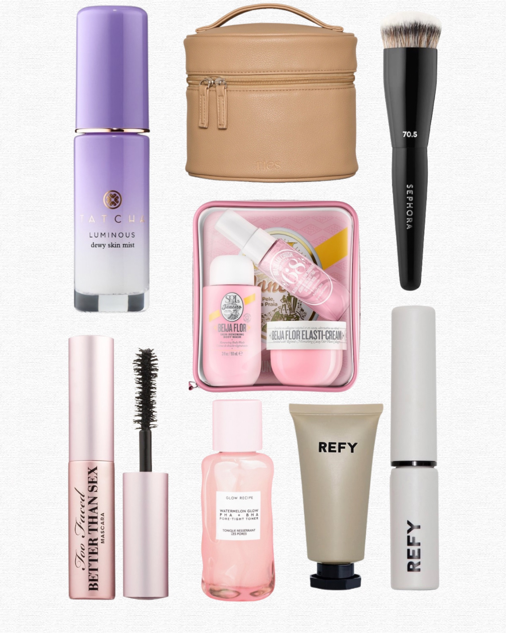 Beauty: "Simplify your beauty routine while jet-setting with these travel-friendly essentials! From multi-tasking skincare products to compact makeup must-haves, streamline your beauty bag for effortless glam on the go. ✨💄 #TravelBeautyEssentials

#LTKtravel #LTKbeauty #LTKfindsunder100