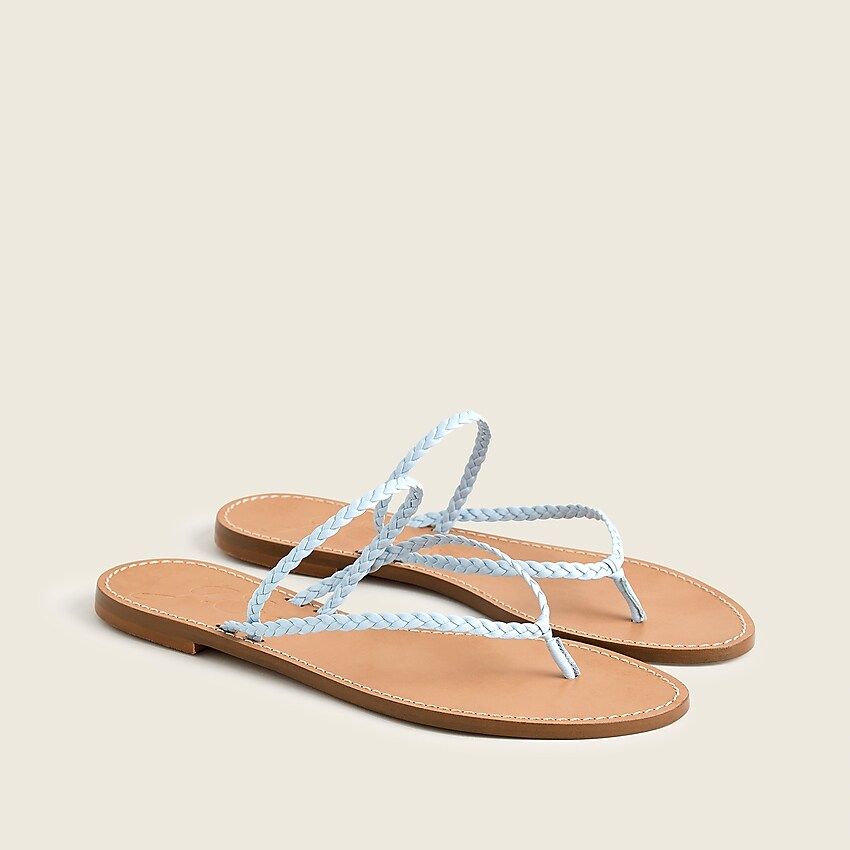 Capri braided-strap flip-flops | J.Crew US