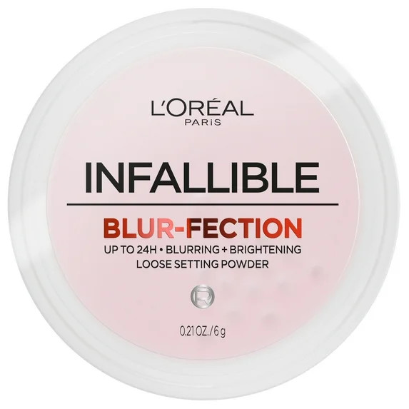 L'Oreal Paris Infallible Blur-Fection Loose Setting Powder, Brightening Finish, Light Pink, 1 Kit... | Walmart (US)