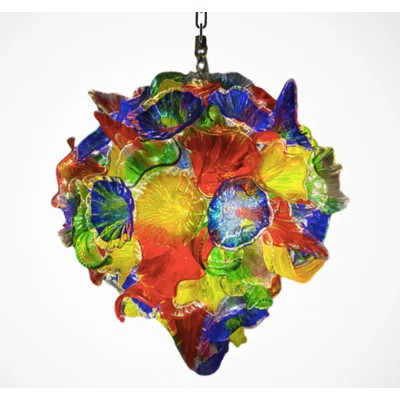 Pabon Style Blown Glass Chandelier Lighting | Wayfair North America