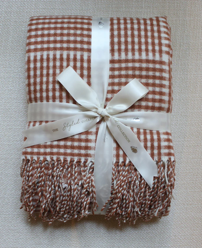 Checked Gingham Throw | The Styled Collection
