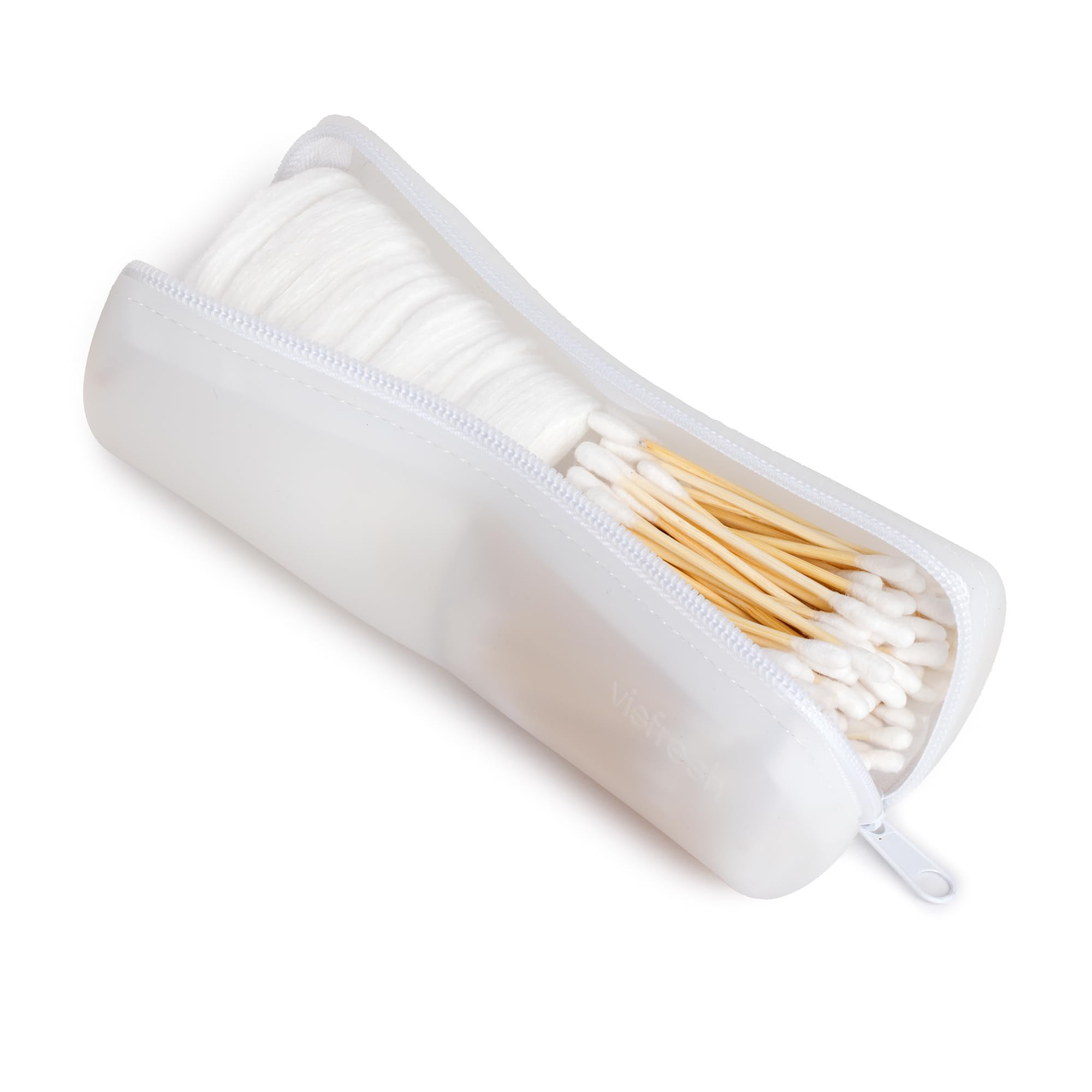 Cotton Round Swab Travel Case, 2 in 1 Portable Hair Accessories Organizer, Hair Tie Organizer, Ha... | Amazon (US)
