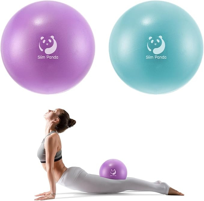 Slim Panda Pilates Ball 2 Pcs, 9 Inch Small Exercise Ball, Therapy Ball, Core Ball, Mini Yoga Bal... | Amazon (CA)