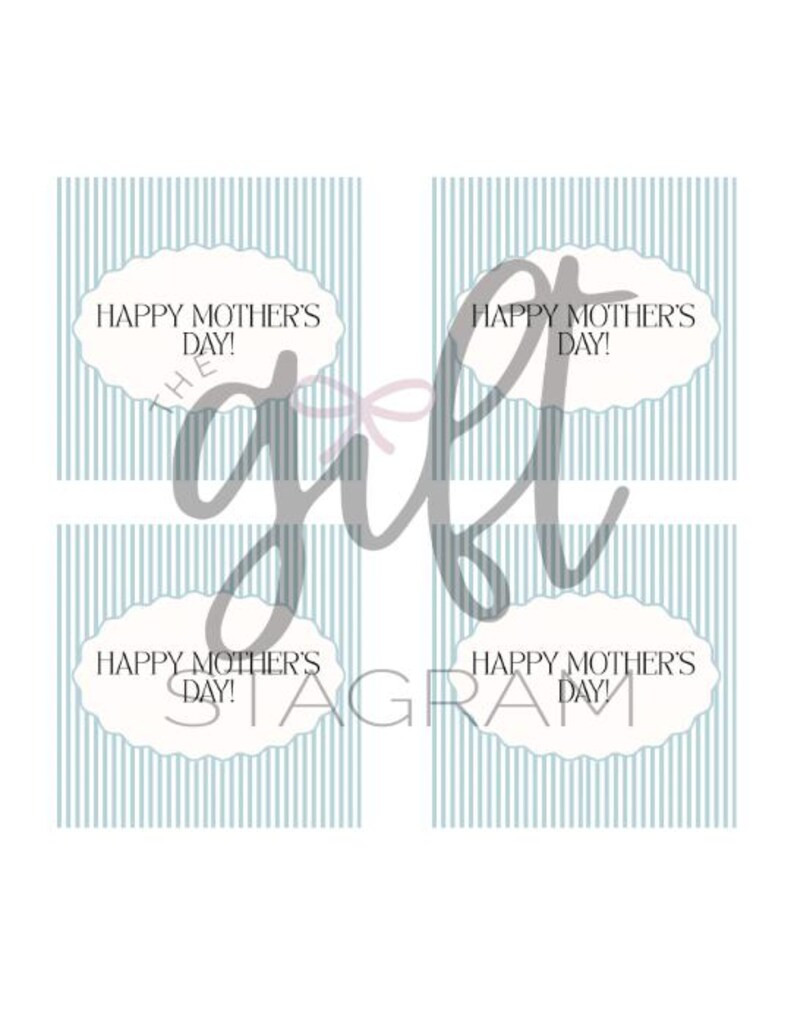 Happy Mother's Day Gift Tag | DIGITAL DOWNLOAD | Mother's Day Gift Tag | Mother's Day Gift Ideas ... | Etsy (US)