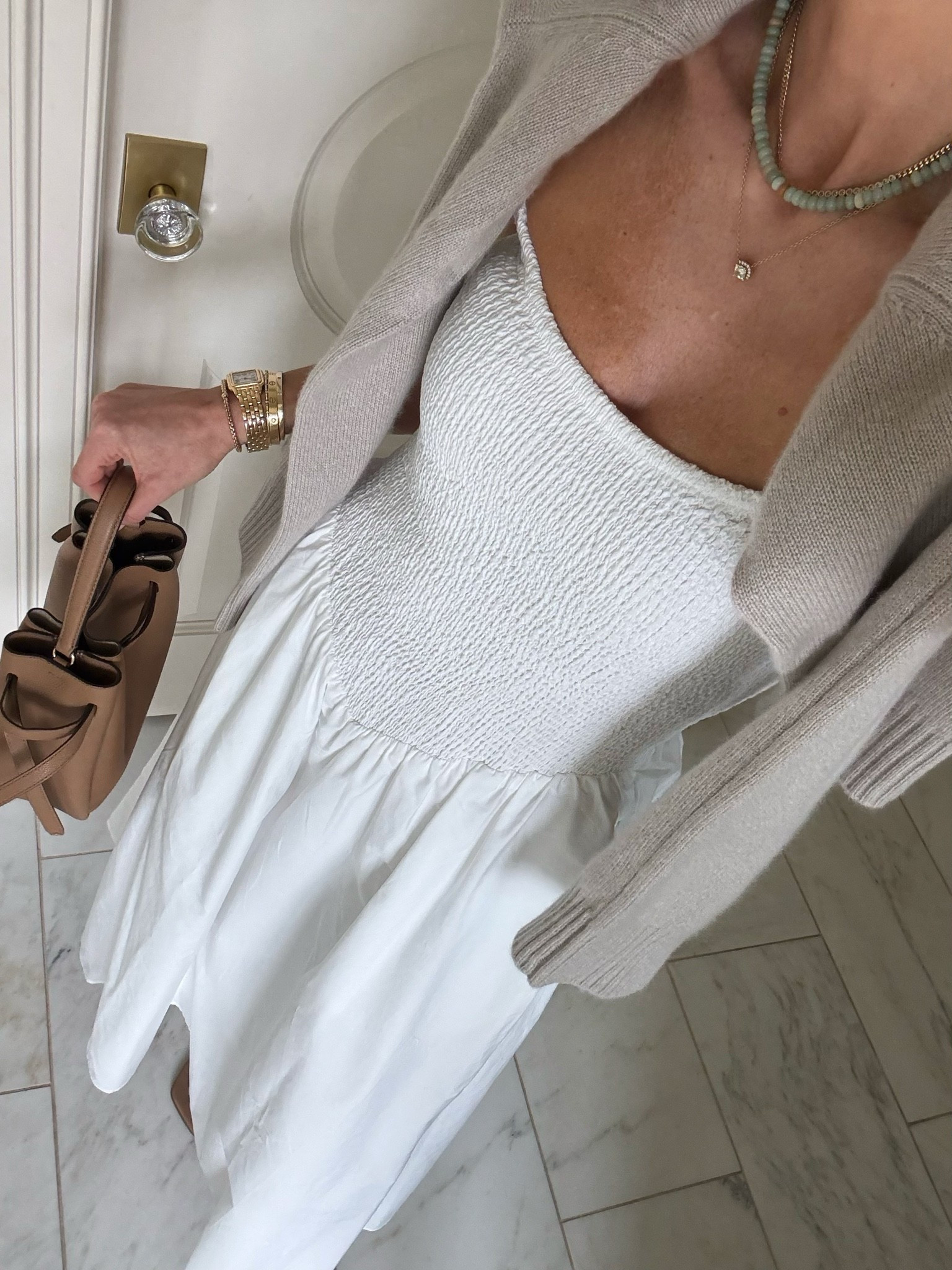 The perfect summer dress under $100. I'm wearing size xs fits tts. @Quince #quincepartner