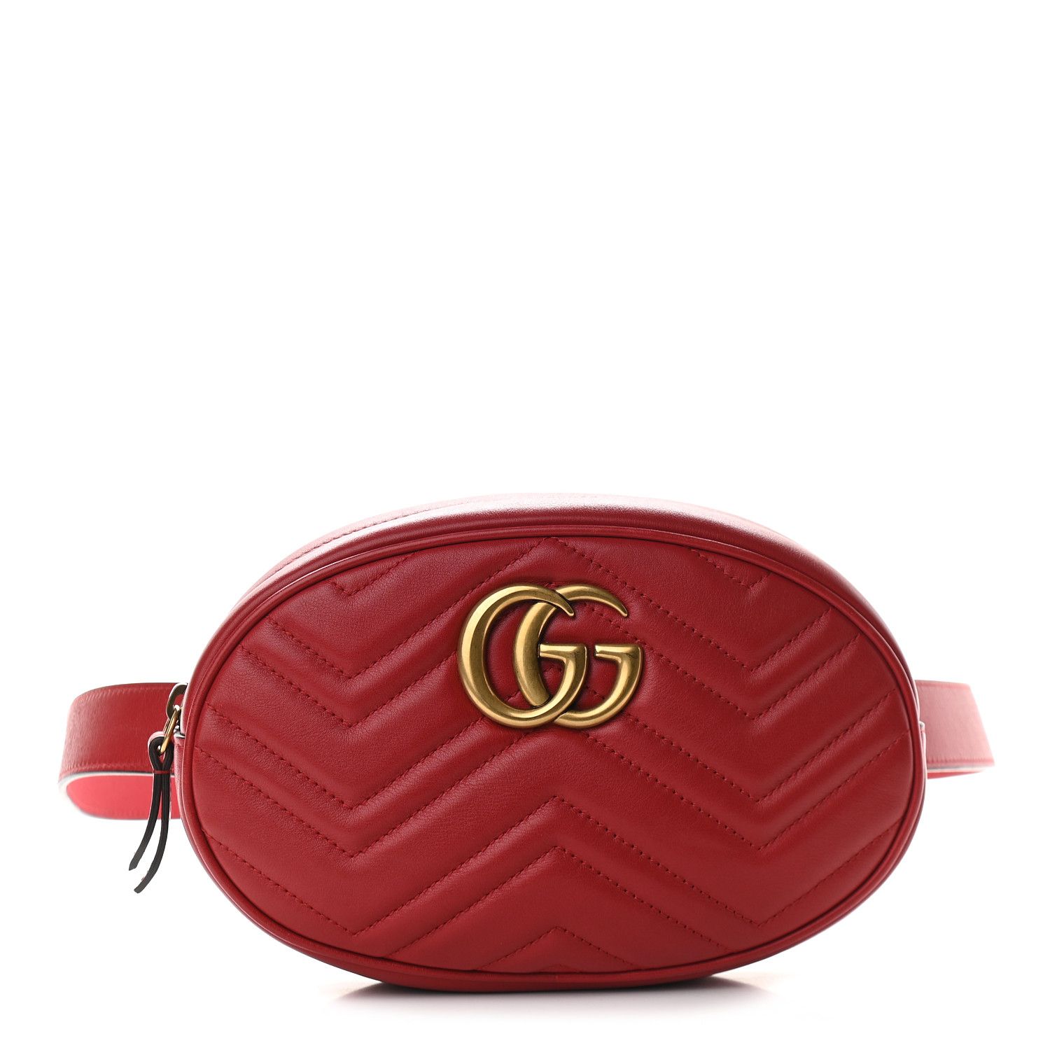 GUCCI

Calfskin Matelasse GG Marmont Belt Bag 85 34 Hibiscus Red | Fashionphile