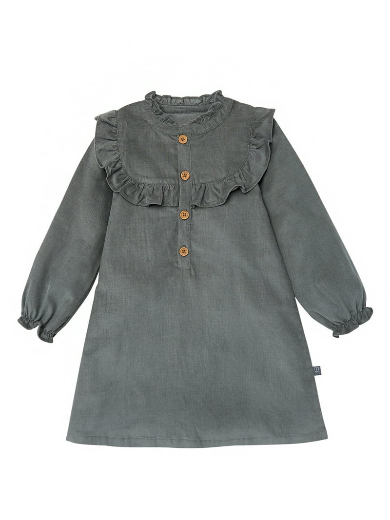 Modern Moments by Gerber Toddler Girl Ruffled Yoke Dress, Sizes 12M-5T - Walmart.com | Walmart (US)