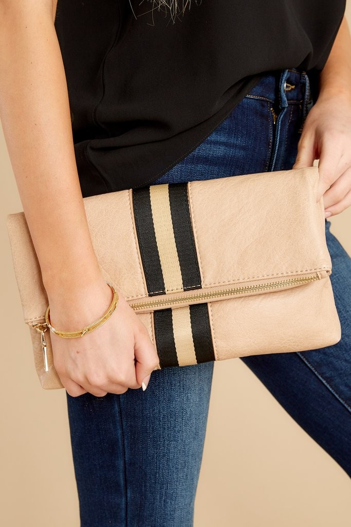 Keep It Separated Natural Clutch | Red Dress 