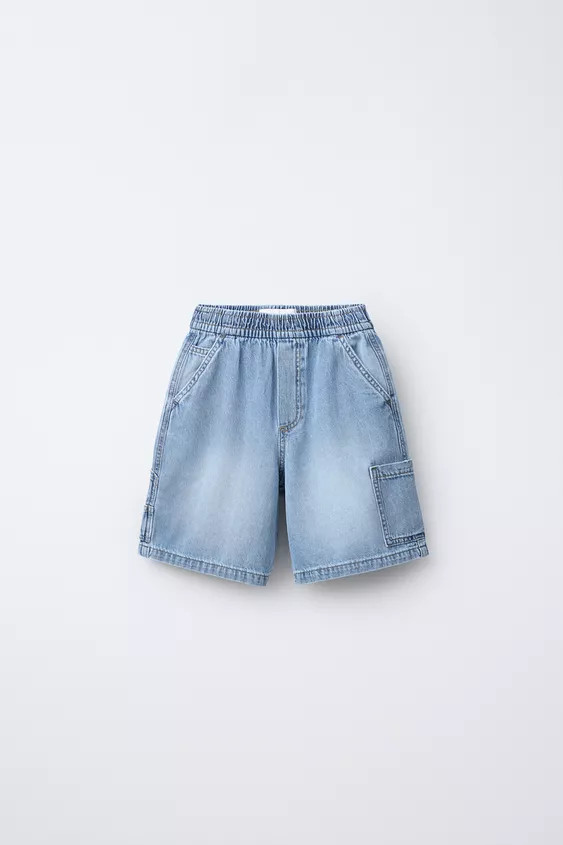 BAGGY CARPENTER DENIM SHORTS | Zara US