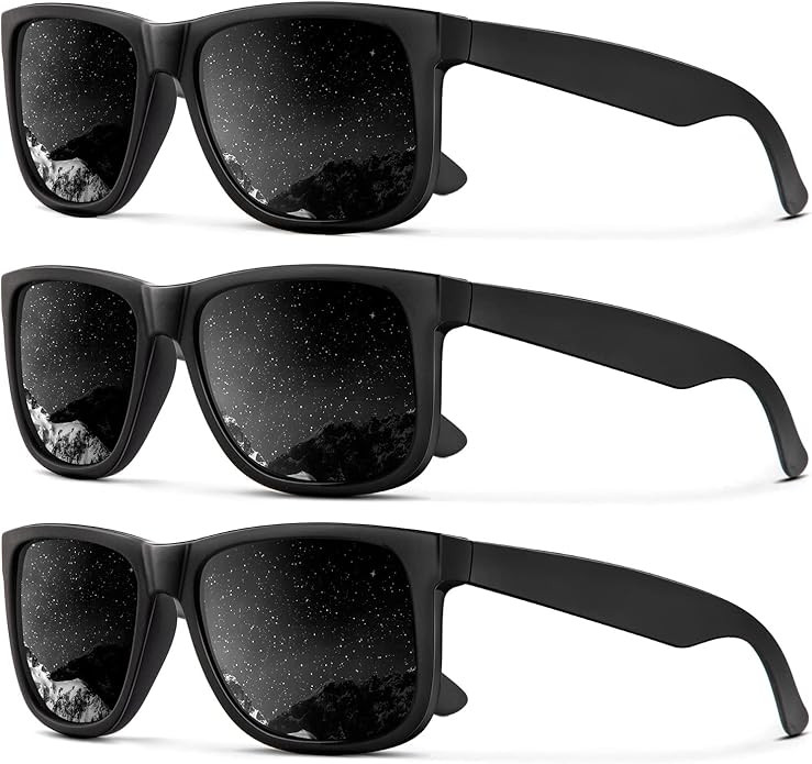 KALIYADI Sunglasses Men Polarized Sun glasses for Mens Womens Classic Matte Black Frame UV Protec... | Amazon (US)