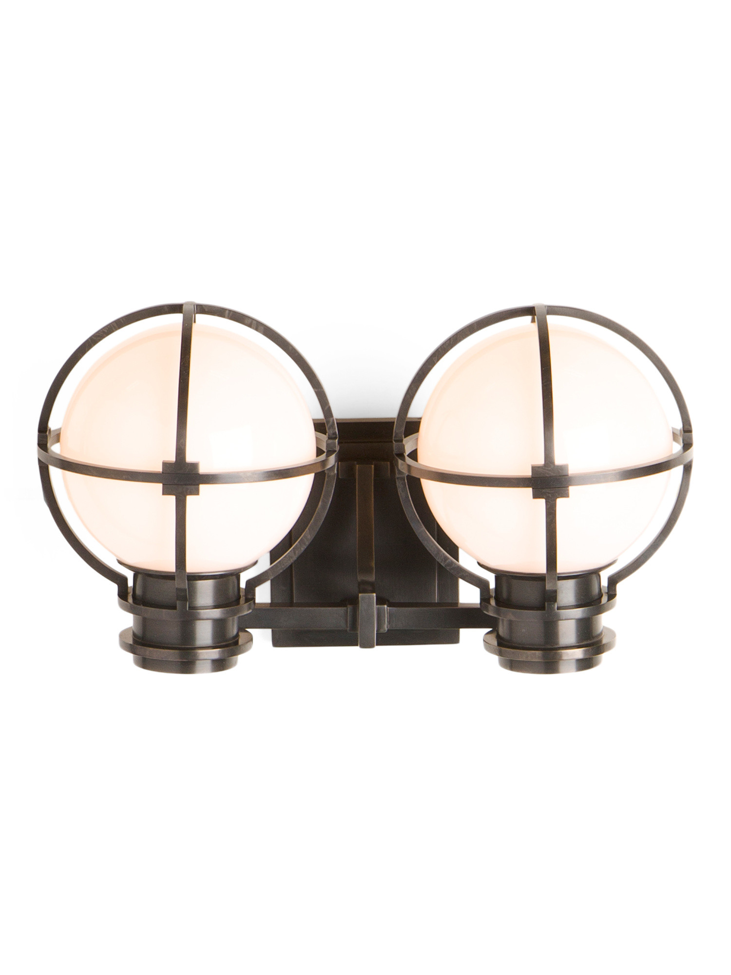 Double Sconce With Glass Shades | Marshalls