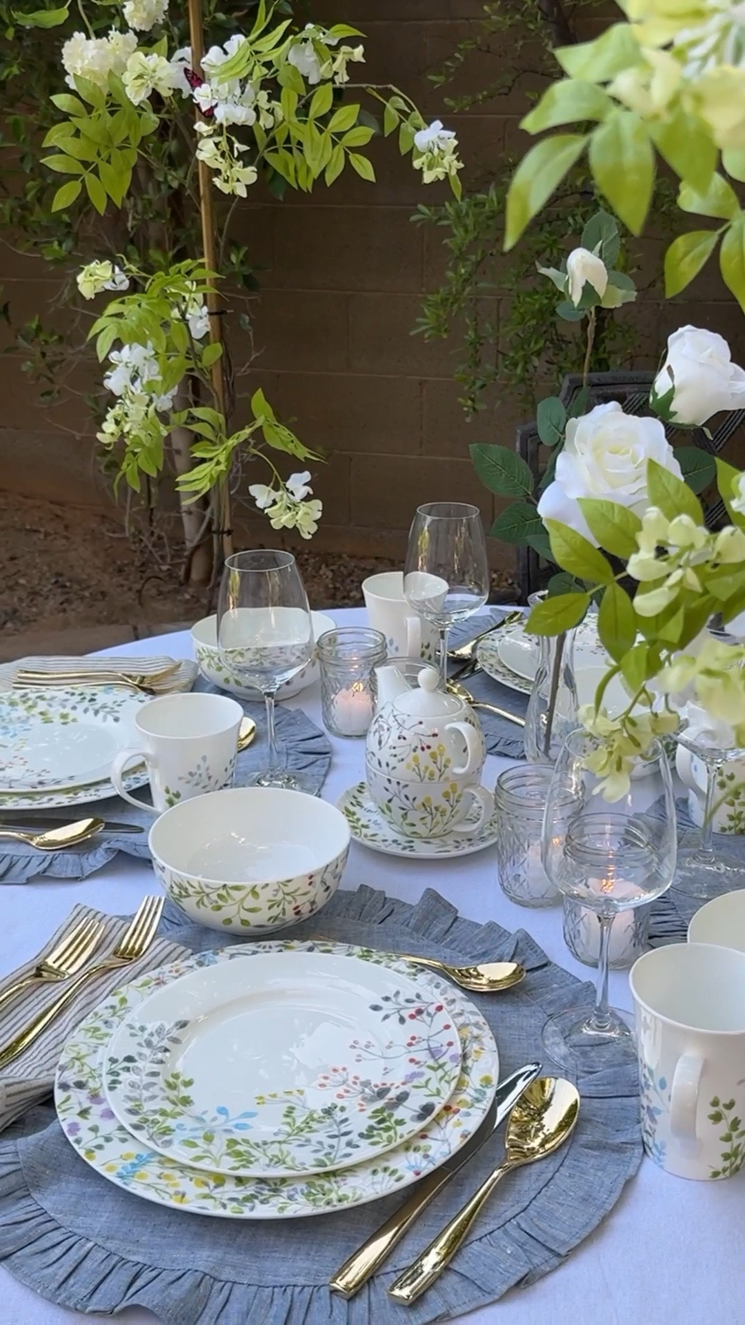 An intimate garden brunch for Mother’s Day, a Spring birthday, a tea party, or ladies lunch with beautiful floral Tivoli Garden dishes by Mikasa. 

Table Rod, table rod accessories, floral garland 

#LTKParties #LTKHome #LTKVideo