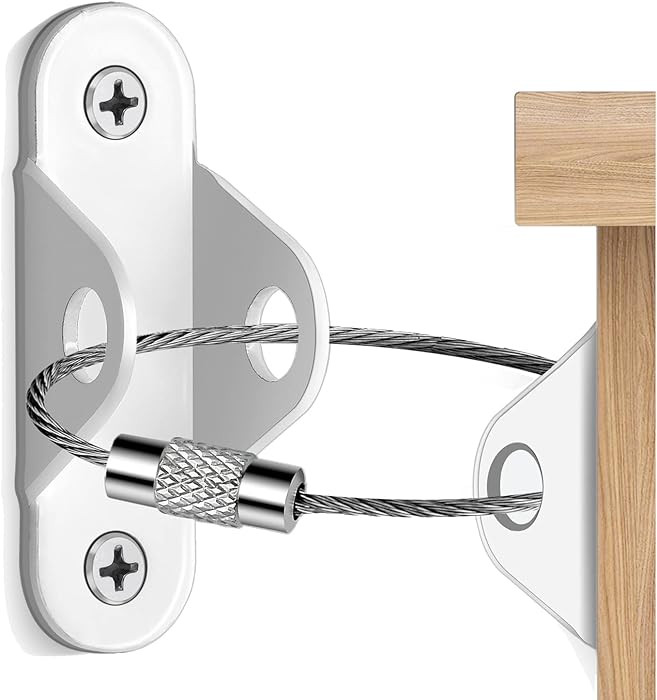 Furniture Anchors (10 Packs) Anti Tip Furniture Anchors for Baby Proofing, Furniture Wall Anchor ... | Amazon (US)