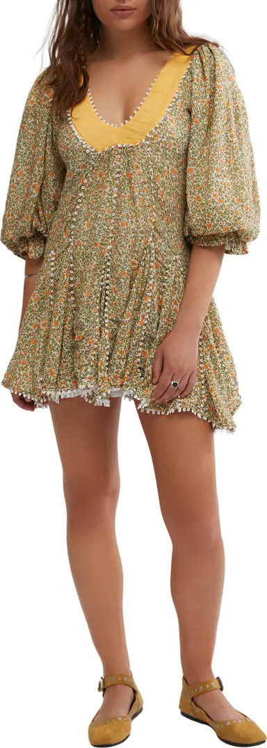 Bali Coral Cotton Blend Minidress | Nordstrom Rack