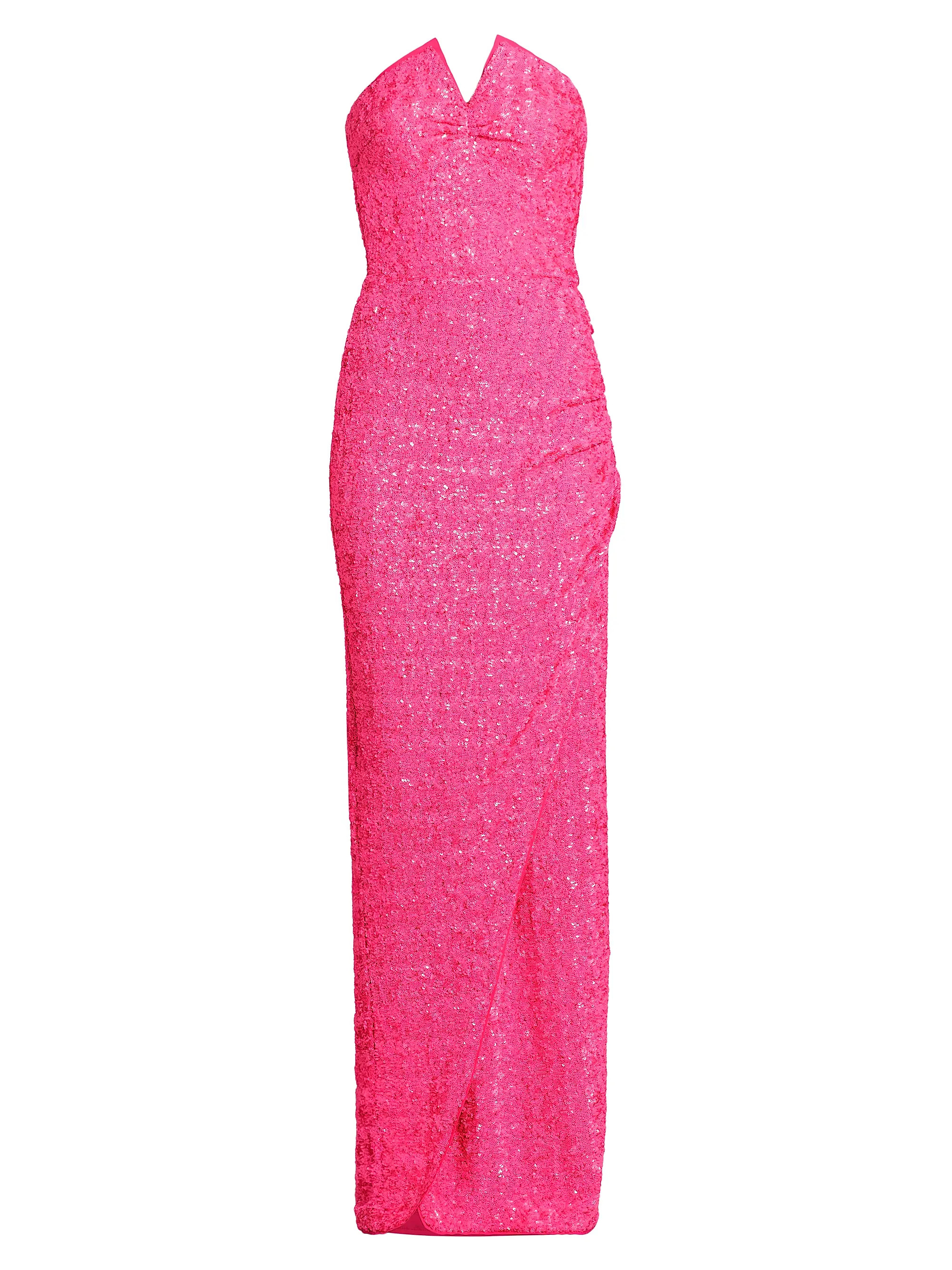 Chilo Strapless Sequin Gown | Saks Fifth Avenue