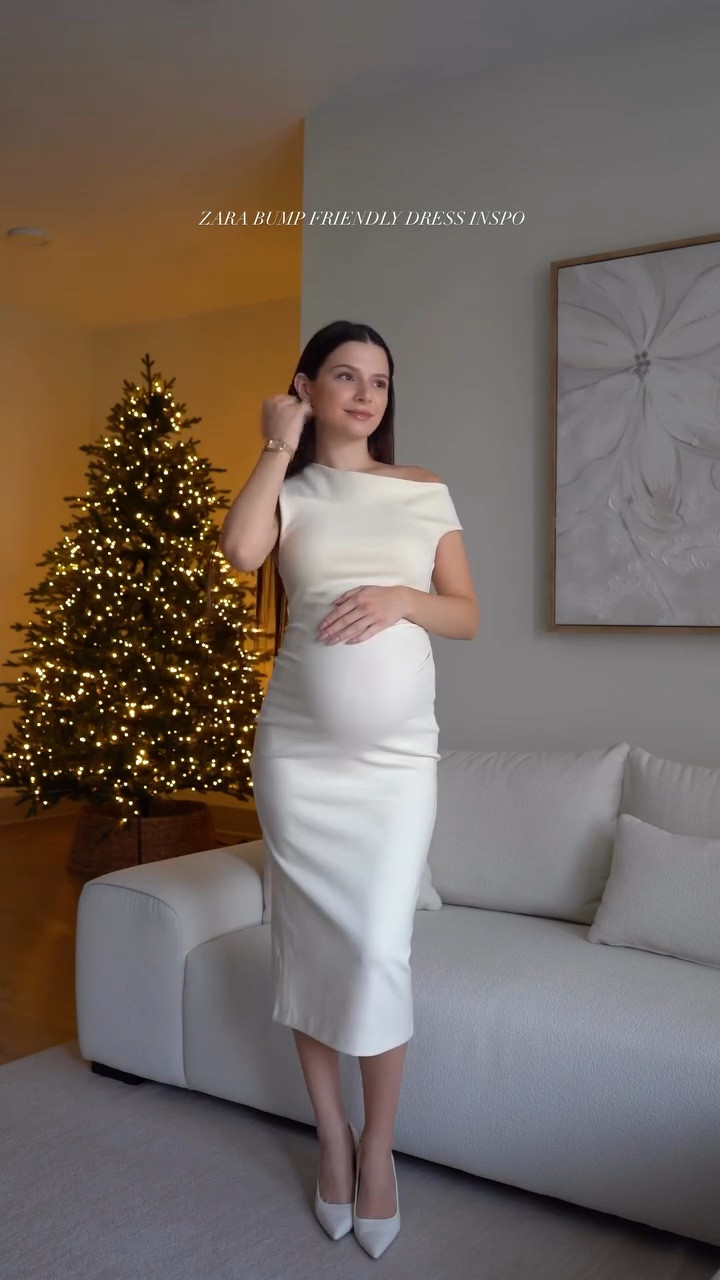 love the way it fits😍 

#zara #pregnancy #pregnancyfashion #mididress #christmasoutfit