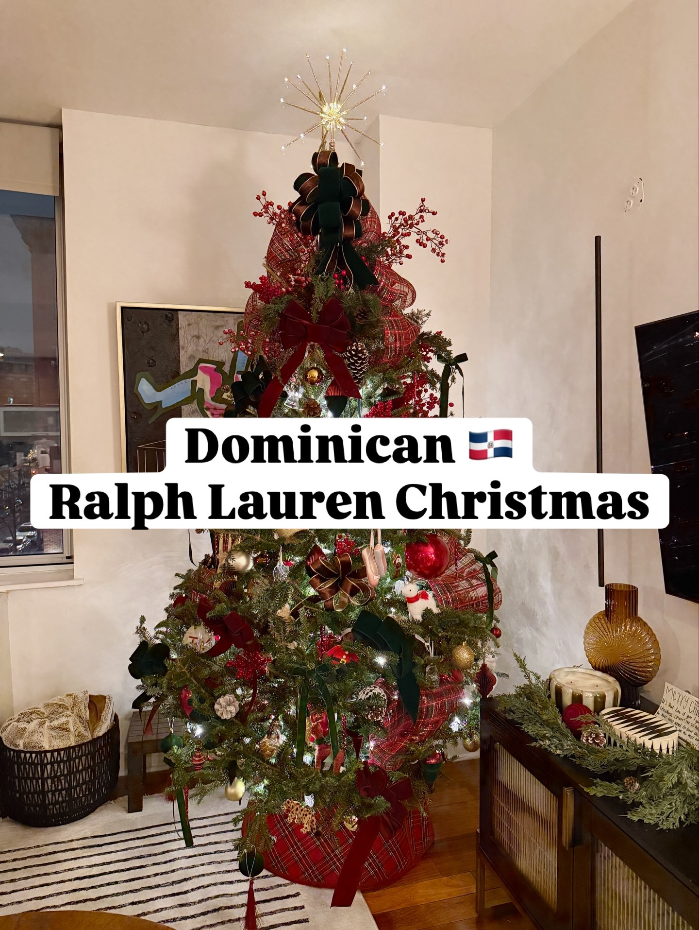 Because this tree needed a second post. The details were doing too much to stay in one reel.

A Ralph Lauren–inspired Christmas on a real tree. Layered, full, and unapologetically Dominican.

Every ornament tells a story. Some sourced, some collected, some passed down. Nothing random. Nothing sparse.

This is what happens when classic meets culture. When tradition gets to be textured, and personal.

Swipe slowly. There’s a lot to take in 🎄✨

#LTKSeasonal #LTKHoliday #LTKHome