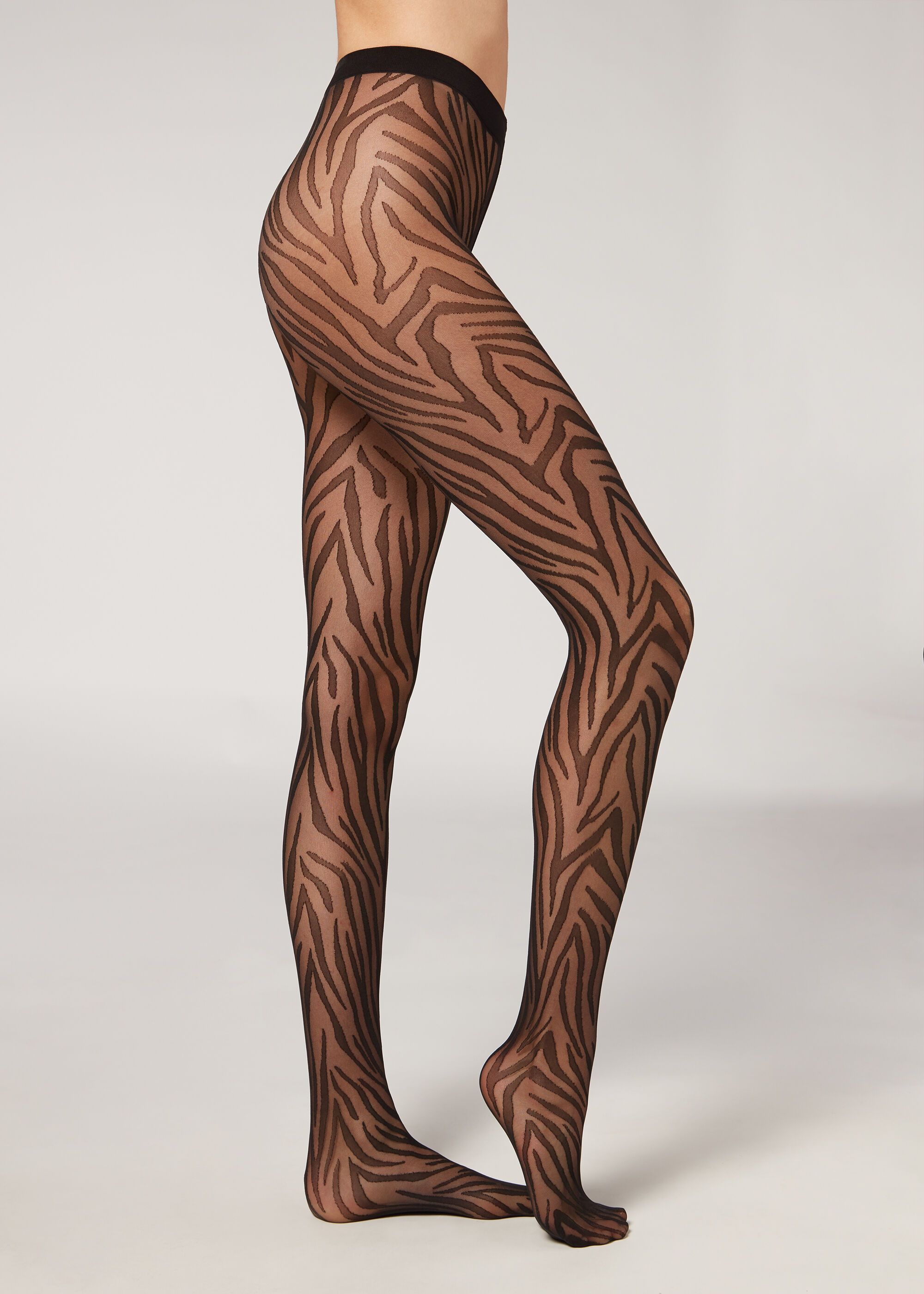 Sheer 20 Denier Animal-Print Tights | Calzedonia US