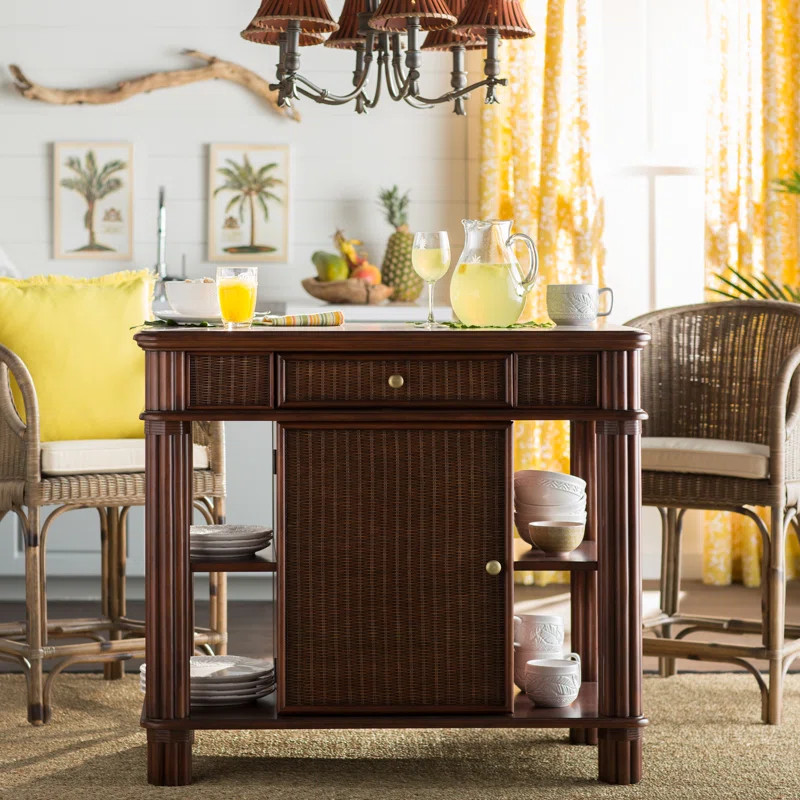 Kealey Wood Kitchen Island | Wayfair North America