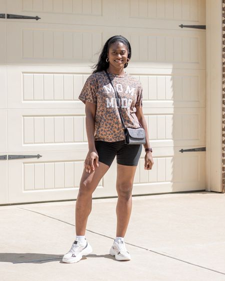 #JustFabPartner It's officially biker shorts, t-shirt, and sneakers season! 😆🙌🏾

I know you guys see me all dolled up on here but I literally live in clothes like this. lol This is my go-to errand run look, and by errands, I mean Target and Starbucks. 😏🤣 To complete the look, I pair it with some cute sneakers, like my JustFab Malia Chunky Sneakers, and opt for a small crossbody bag to carry my essentials.

Don’t forget, when you sign up for JustFab’s VIP Membership, you get your first pair for only $10! 

#LTKunder50 #LTKstyletip #LTKshoecrush