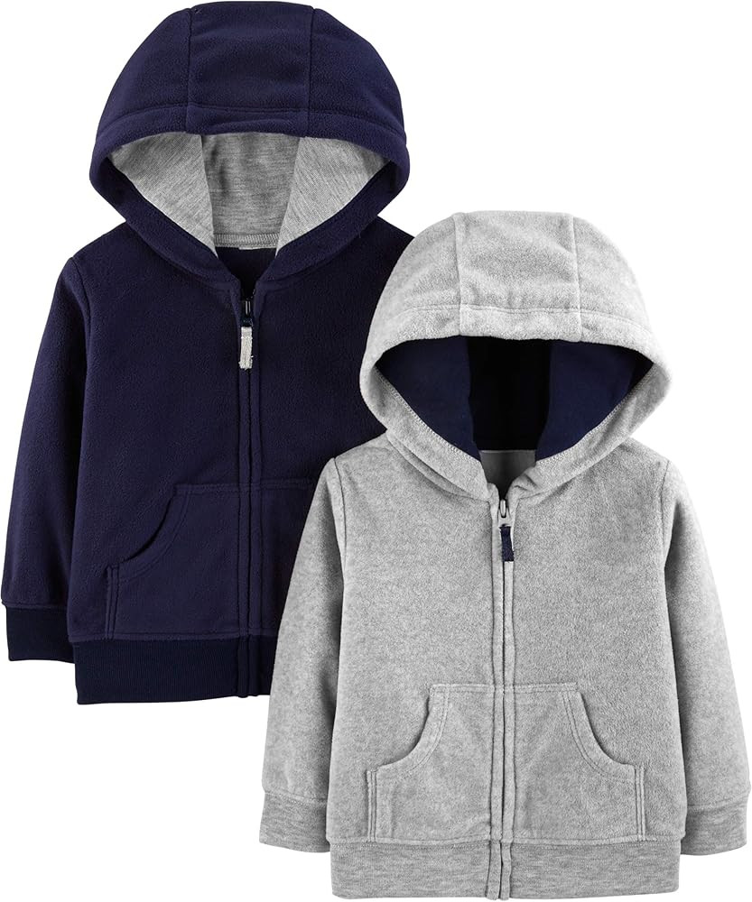 Simple Joys by Carter's Baby Boys' 2-Pack Fleece Full Zip Hoodies | Amazon (CA)