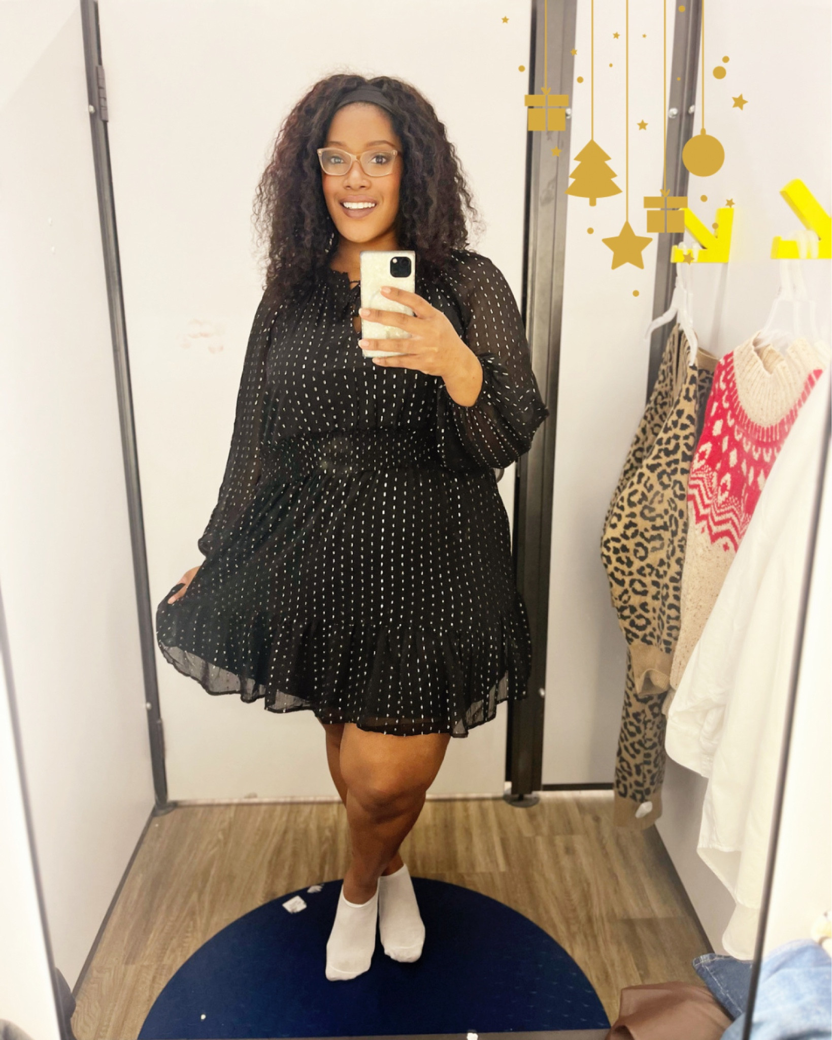 Get into this chic mini dress!! Perfect for casual holiday look! #plussizefashion #minidress #oldnavy #curvyfashion

#LTKfindsunder50 #LTKplussize #LTKHoliday