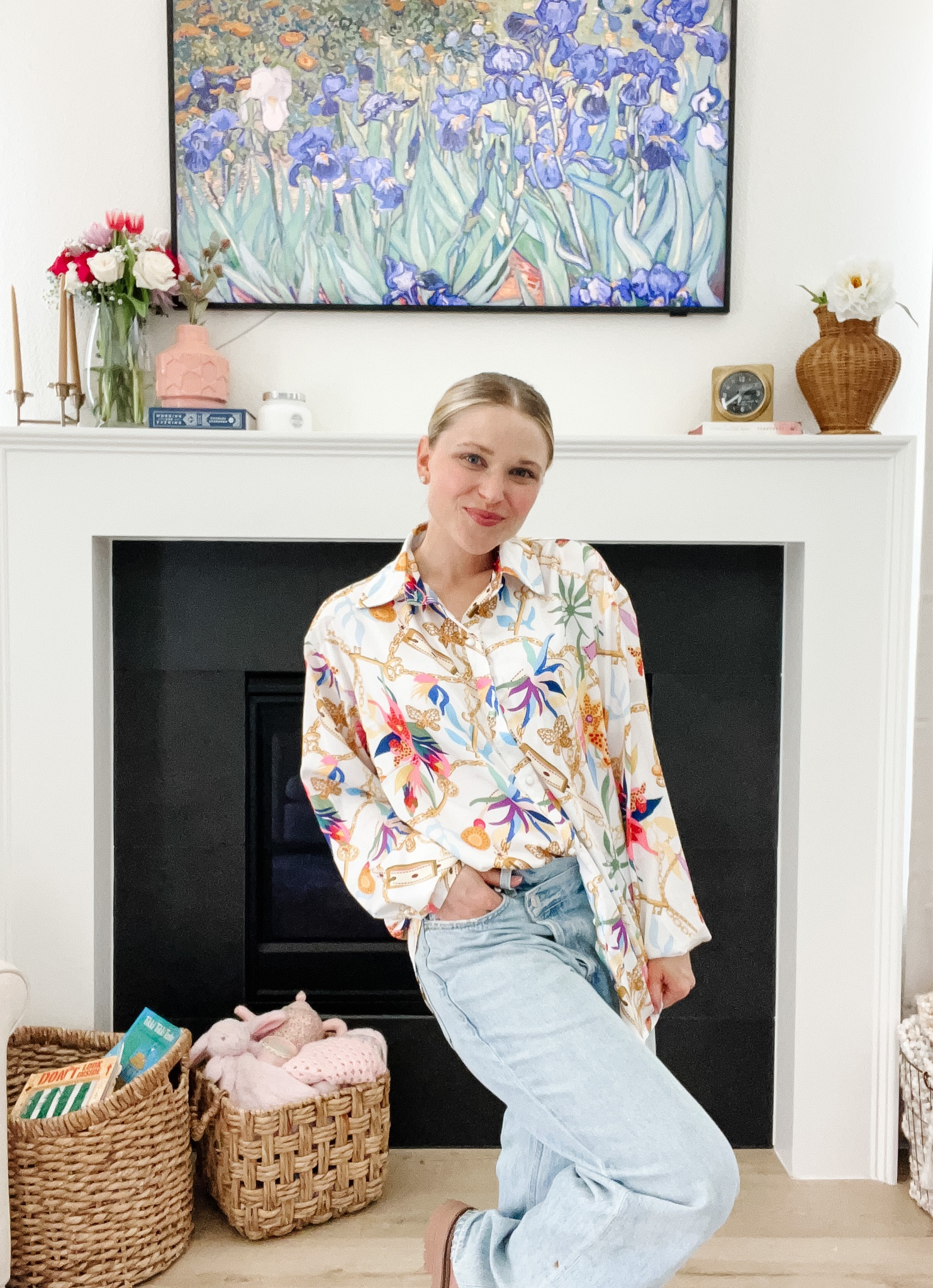 Tuesdays allow me the space to dream, be creative, clean, do chores, film, email, pray, write… all the things. Today I’m grateful for sunshine, people who come mow my lawn, Mothers Day at Cadence (🤭🤫) and for parents who help us so much to be able to pour into our church and our home with everything we have. I’m just really thankful today. 

Peep my photo bomber today … honestly, it felt fitting so I kept it 🤣🫶🏻 These are THE jeans y’all. Top and jeans linked! 

#LTKfamily #LTKstyletip