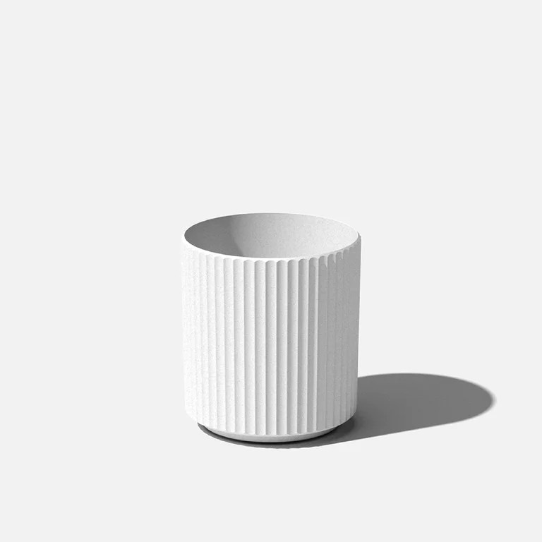 Sunside by Veradek 12" Ripple White Planter | Walmart (US)