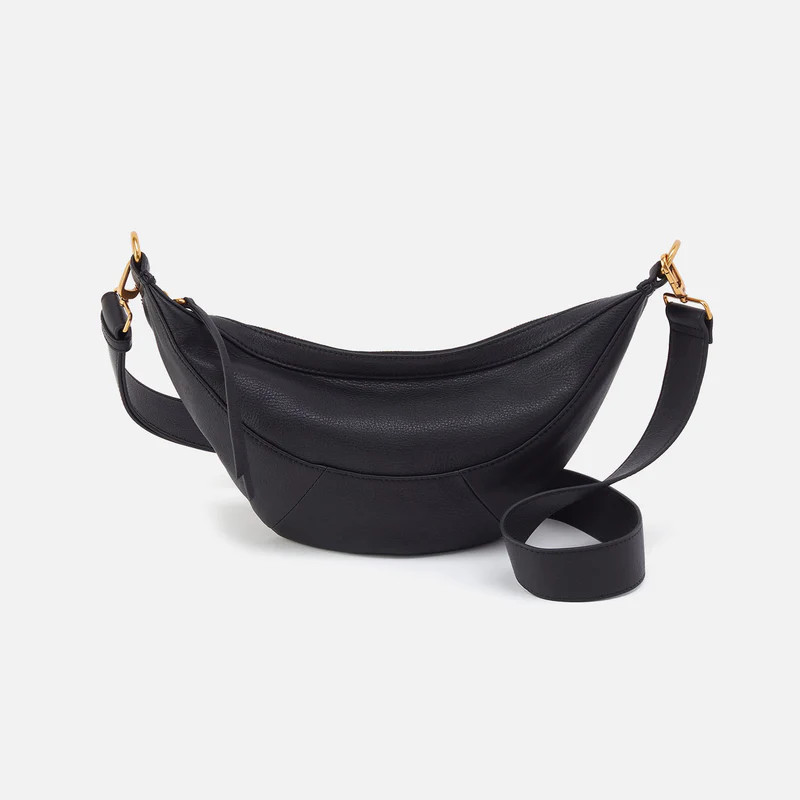 Carmen Sling In Pebbled Leather - Black | HOBO Bags
