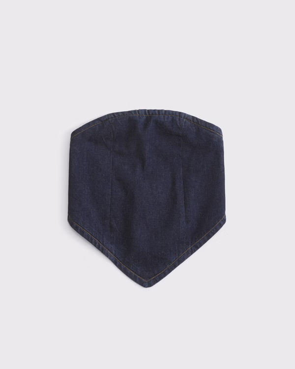 Pride Strapless Denim Scarf Top | Abercrombie & Fitch (US)