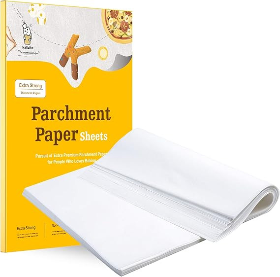 Katbite 200PCS 12x16 In Heavy Duty Flat Parchment Paper, Parchment Paper Sheets for Baking Cookie... | Amazon (US)