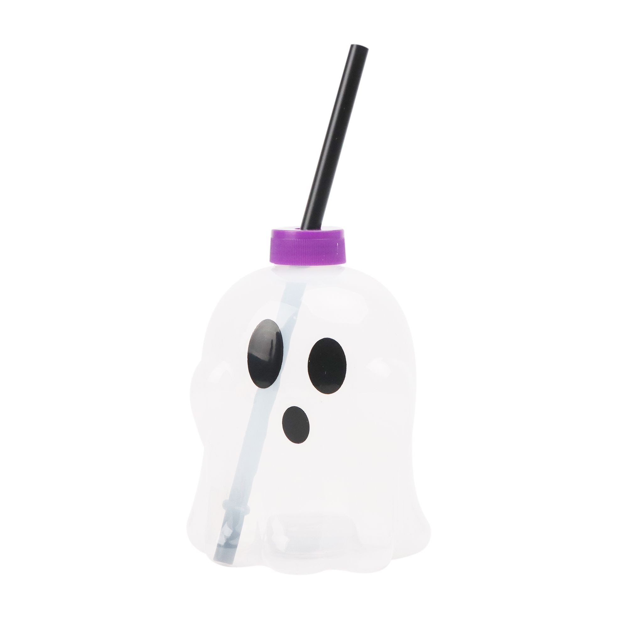 Halloween Light-Up Ghost Tumbler with Lid & Straw, by Way To Celebrate | Walmart (US)